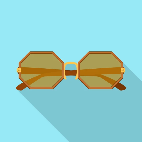 Illustrazione vettoriale di occhiali da sole e logo. Set di bicchieri e accessori stock symbol per web . — Vettoriale Stock