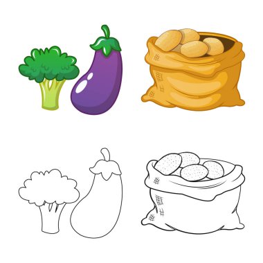 Çiftlik ve tarım sembolü yalıtılmış nesne. Çiftlik ve bitki hisse senedi simgesi için web topluluğu.