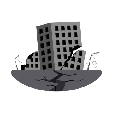 Doğal ve felaket simge vektör tasarımı. Doğal topluluğu ve web için risk hisse senedi simgesi.