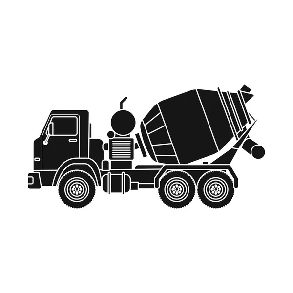 Ilustración vectorial del signo de construcción y construcción. Colección de construcción y maquinaria icono vectorial para stock . — Vector de stock