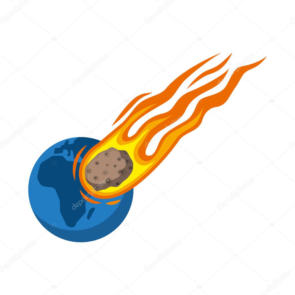 Isolated object of natural and disaster symbol. Set of natural and risk stock vector illustration.
