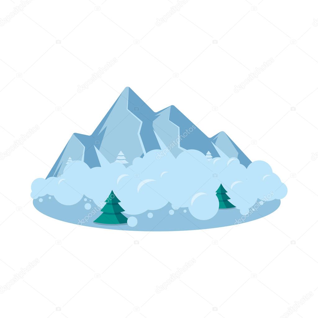 Vector design of natural and disaster symbol. Set of natural and risk vector icon for stock.