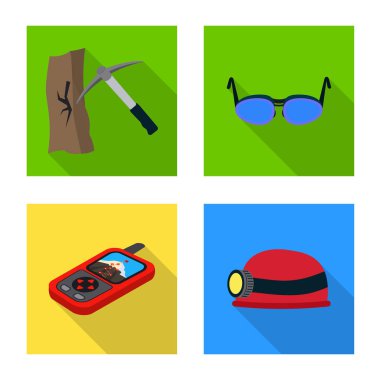 Tırmanışla ve tepe logo vektör tasarımı. Tırmanışla ve camp hisse senedi simgesi için web topluluğu.