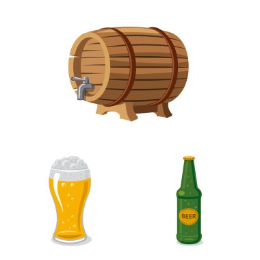 Vektör illüstrasyon işareti bar ve pub. Pub ve web için iç hisse senedi simgesi.