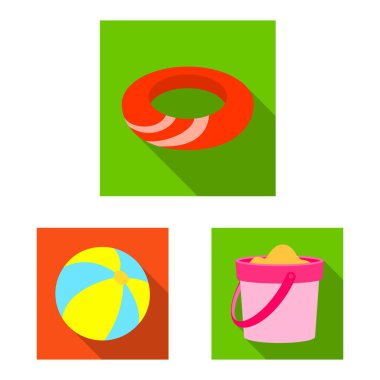 Vektör çizim ekipmanları ve logo yüzme. Ekipman ve etkinlik hisse senedi simgesi için web topluluğu.