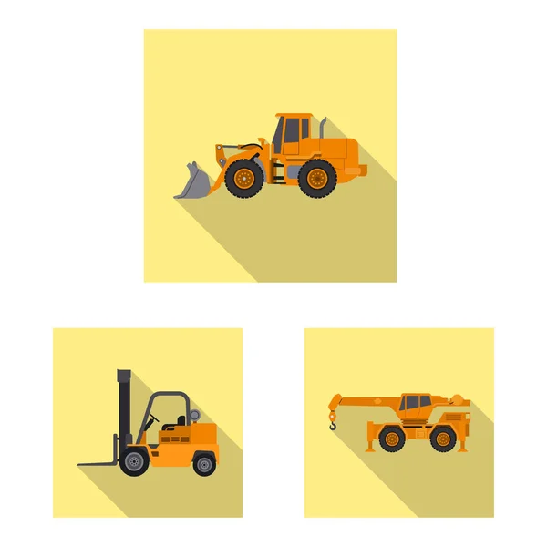 Illustration vectorielle de l'icône de construction. Collection de construction et de machines stock symbole pour le web . — Image vectorielle