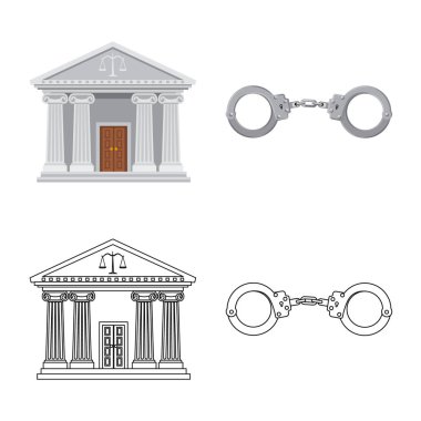 Hukuk ve avukat simge vektör tasarımı. Hukuk ve adalet hisse senedi simgesi için web topluluğu.