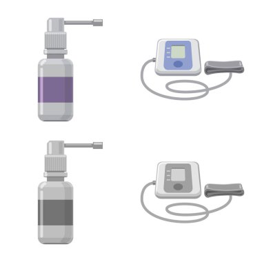 Eczane ve hastane işareti yalıtılmış nesne. Eczane ve iş hisse senedi simgesi için web topluluğu.