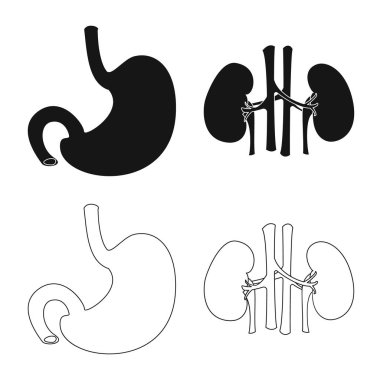 Vücut ve insan logo vektör tasarımı. Vücut ve web için tıbbi hisse senedi simgesi.