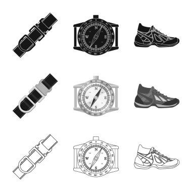 Dağcılık ve tepe simge vektör tasarımı. Kamp ve dağcılık topluluğu hisse senedi için vektör simgesi.