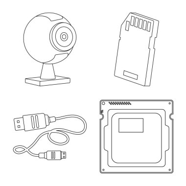 Dizüstü bilgisayar ve aygıt simge vektör tasarımı. Dizüstü bilgisayar ve sunucu hisse senedi simgesi için web topluluğu.