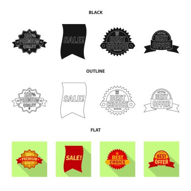 Amblem ve rozet logo vektör Illustration. Amblem ve etiket stok vektör çizim topluluğu.