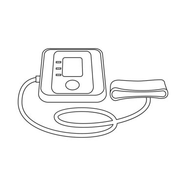 Eczane ve hastane işareti yalıtılmış nesne. Eczane ve iş hisse senedi vektör çizim seti.