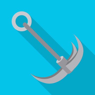 Dağcılık ve tepe sembolü yalıtılmış nesne. Dağcılık ve kamp stok vektör çizim.