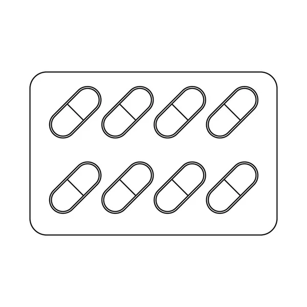 Illustrazione vettoriale della farmacia e del segno ospedaliero. Raccolta dell'icona della farmacia e del vettore aziendale per le scorte . — Vettoriale Stock