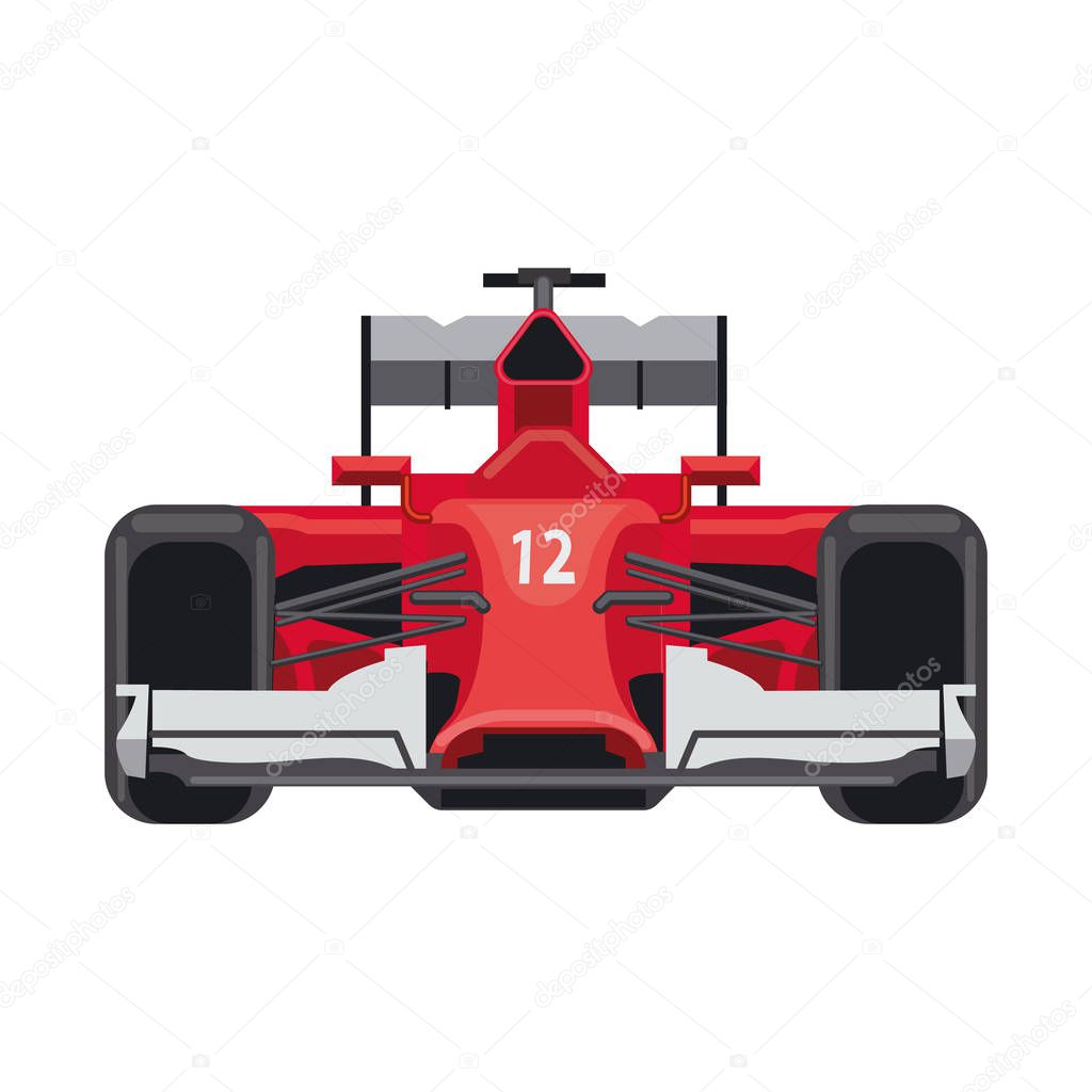 Isolated object of car and rally symbol. Set of car and race vector icon for stock.