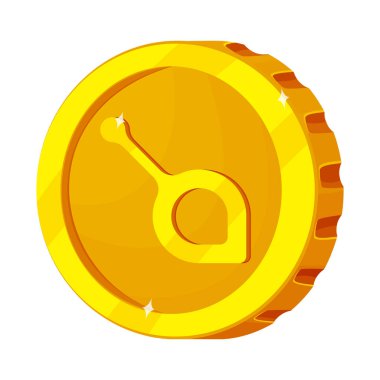 Cryptocurrency ve para logosu yalıtılmış nesne. Cryptocurrency ve hisse senedi için kripto vektör simge kümesi.