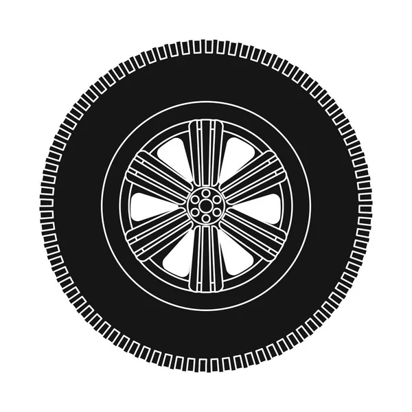 Vectorillustratie van auto en deel pictogram. Set van auto en auto voorraad vectorillustratie. — Stockvector