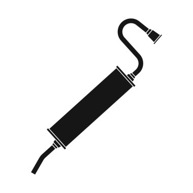 Otomatik ve bölüm işareti yalıtılmış nesne. Oto, araba hisse senedi vektör çizim seti.