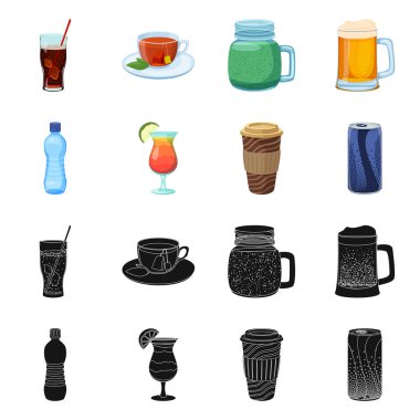 Yalıtılmış nesne üye bar ve içki. İçki topluluğu ve hisse senedi için parti vektör simgesi.