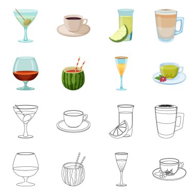 İçki ve bar logo vektör Illustration. İçki ve parti hisse senedi simgesi için web topluluğu.