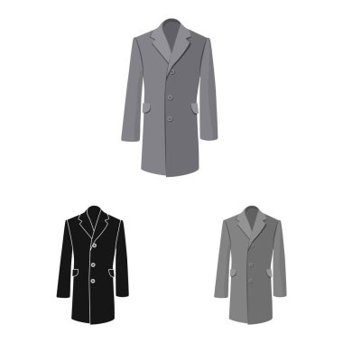 Adam ve giyim logo vektör çizimi. Adam ve giyim hisse senedi vektör çizim topluluğu.