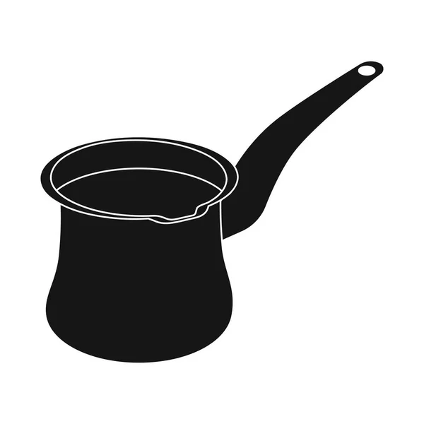 Isoliertes Objekt der Küche und Koch-Ikone. Bestandssymbole für Küche und Geräte für das Web. — Stockvektor