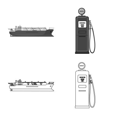 Petrol ve gaz simgesi yalıtılmış nesne. Petrol ve benzin hisse senedi simgesi için web topluluğu.