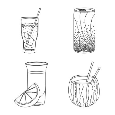 İçki ve bar sembolü yalıtılmış nesne. Web için içki ve parti hisse senedi simgesi kümesi.