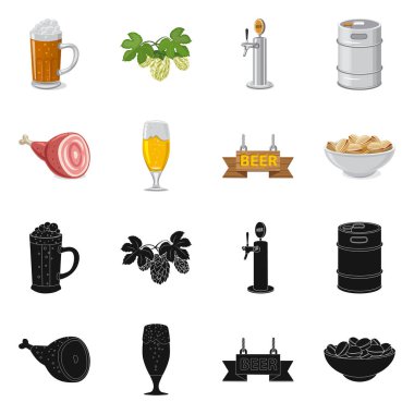 Bar ve pub logo yalıtılmış nesne. Pub ve iç hisse senedi simgesi için web topluluğu.