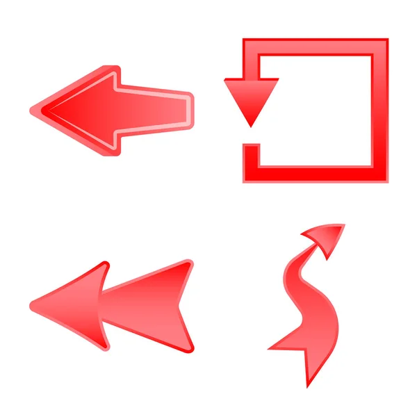 Projeto vetorial de elemento e símbolo de seta. Conjunto de elemento e direção vetor ícone para estoque . —  Vetores de Stock
