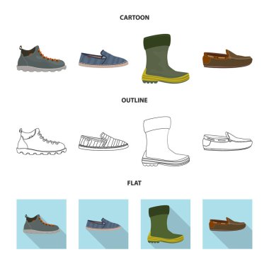 Adam ve ayak simgesi yalıtılmış nesne. İçin örümcek adam ve giyim hisse senedi simgesi topluluğu.