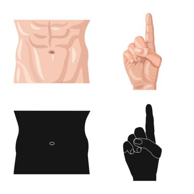 İnsan ve yarım işareti yalıtılmış nesne. İnsan topluluğu ve hisse senedi için kadın vektör simgesi.