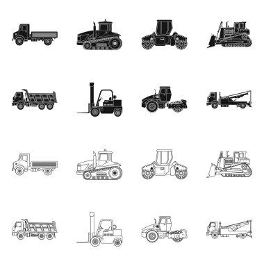 Yapı ve inşaat sembolü yalıtılmış nesne. Yapı ve makine hisse senedi simgesi için web topluluğu.