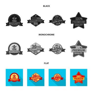 Bir amblem ve rozet işaret tasarım vektör. Amblem ve etiket hisse senedi simgesi için web topluluğu.