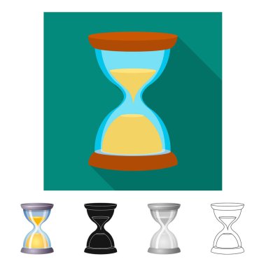 Banka ve para logo vektör Illustration. Hisse senedi için banka ve bill vektör simge kümesi.