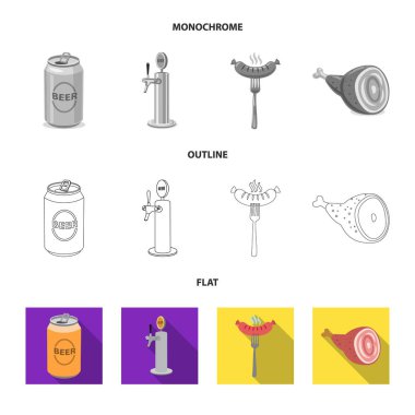 Bar ve pub logo yalıtılmış nesne. Pub ve web için iç hisse senedi simgesi.