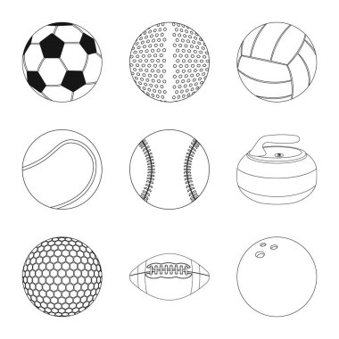 Spor ve topu simge vektör Illustration. Spor ve spor stok vektör çizim.