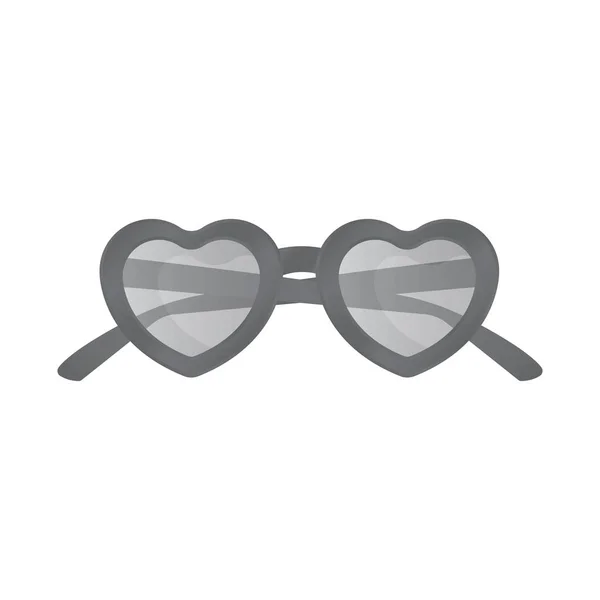 Vektorillustration av glasögon och solglasögon symbol. Uppsättning av glasögon och tillbehör vector ikon för lager. — Stock vektor