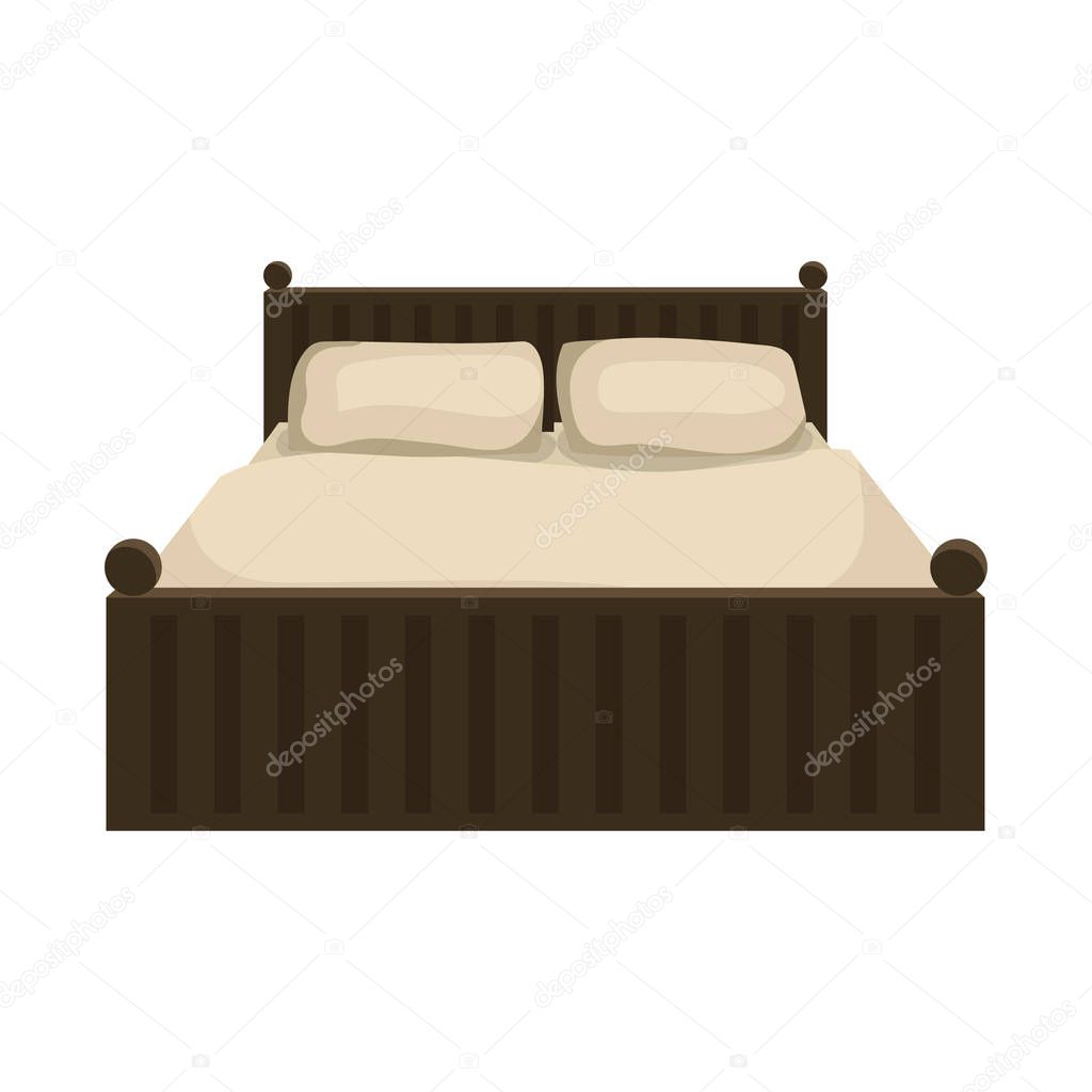Vector design of dreams and night sign. Collection of dreams and bedroom stock vector illustration.