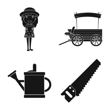 Çiftlik ve tarım işareti vektör tasarımı. Çiftlik ve bitki hisse senedi simgesi için web topluluğu.