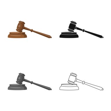 Hukuk ve avukat logo vektör Illustration. Hisse senedi için hukuk ve adalet vektör simge kümesi.