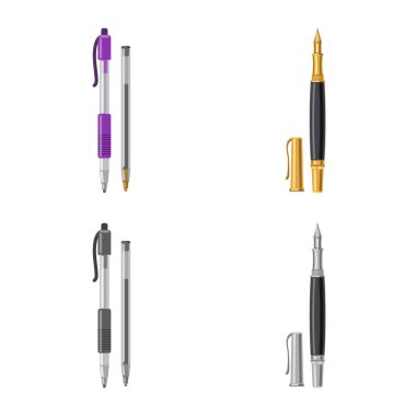 Ofis ve tedarik simge vektör Illustration. Ofis ve okul vektör simgesini hissenin topluluğu.