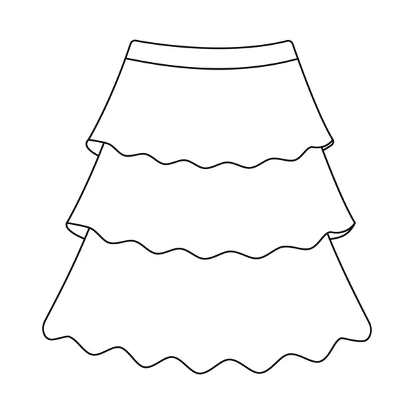 Isolé objet de femme et de vêtements logo. Ensemble de femme et porter le symbole de stock pour le web . — Image vectorielle