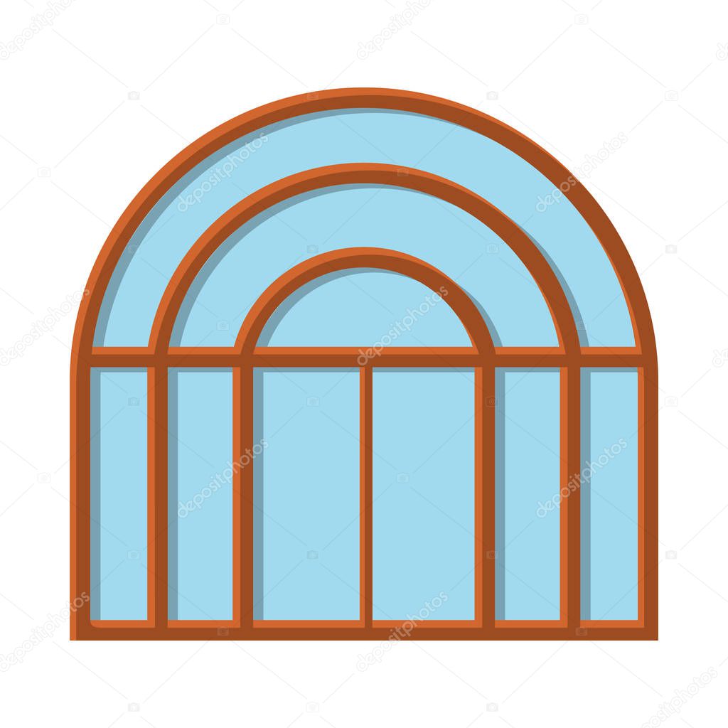 Vector design of door and front icon. Set of door and wooden stock vector illustration.