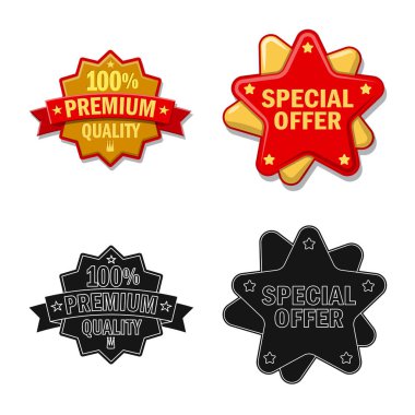 Amblem ve rozet sembol yalıtılmış nesne. Amblem ve etiket hisse senedi simgesi için web topluluğu.