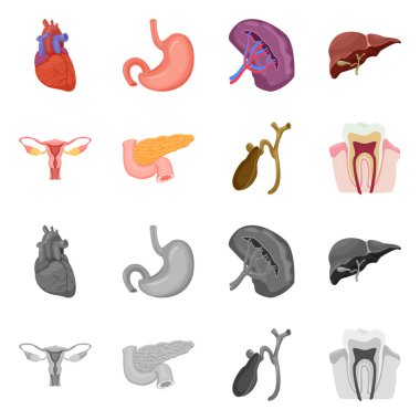 Vücut ve insan simge vektör tasarımı. Vücut ve tıbbi hisse senedi vektör çizim.