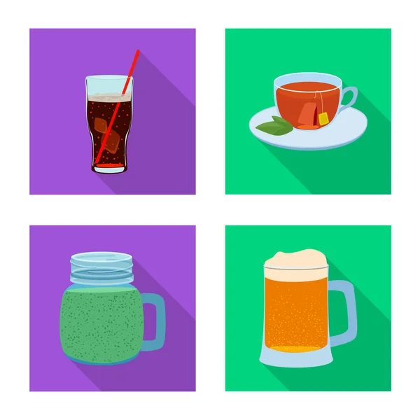 Διανυσματική σχεδίαση εικονίδιο ποτό και μπαρ. Συλλογή από το ποτό και το εικονίδιο κόμμα διάνυσμα απόθεμα. — Διανυσματικό Αρχείο