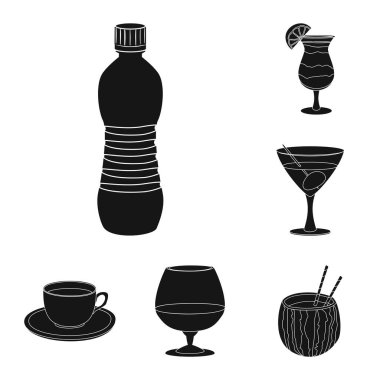 Yalıtılmış nesne üye bar ve içki. İçki ve parti hisse senedi simgesi için web topluluğu.