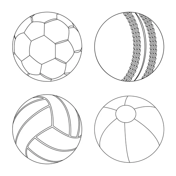 Spor ve top logo vektör Illustration. Spor ve spor stok vektör çizim. — Stok Vektör